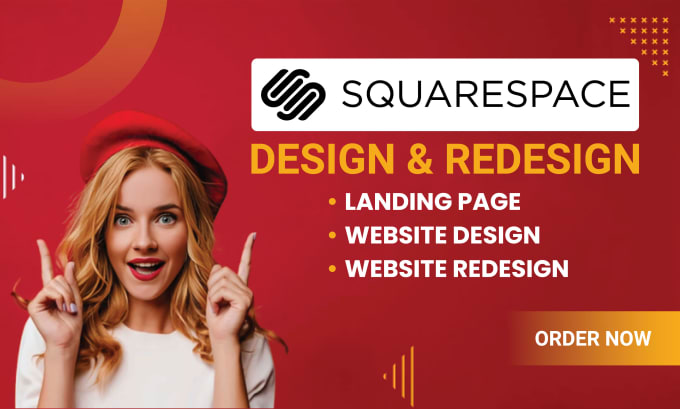 Gig Preview - Build, design, or redesign your modern squarespace website