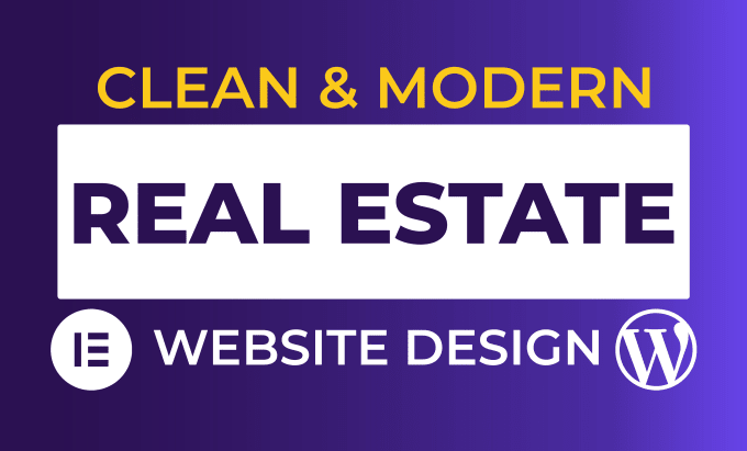 Gig Preview - Build custom real estate and broker website