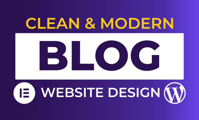 Gig Preview - Create responsive wordpress blog website design