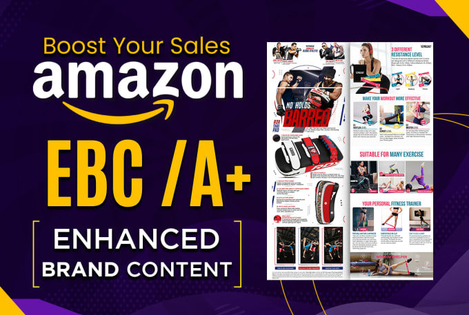 Gig Preview - Design amazon enhanced brand content ebc a plus