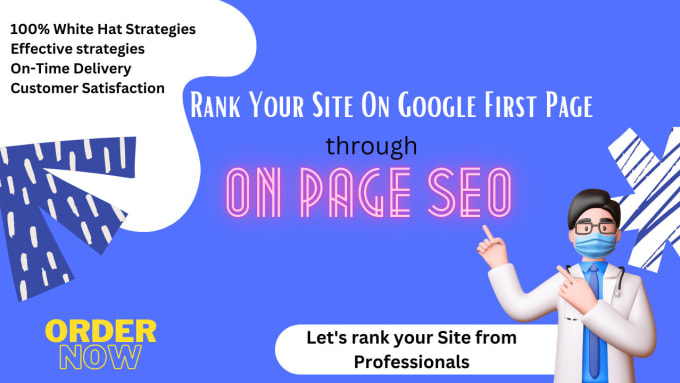 Gig Preview - Optimize your website for google ranking with on page SEO