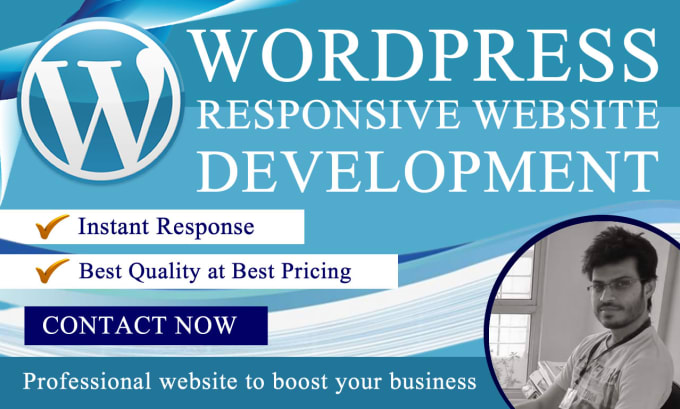 Gig Preview - Develop a responsive and modern wordpress website