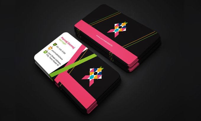 Gig Preview - Create modern stylish business card design in 24h