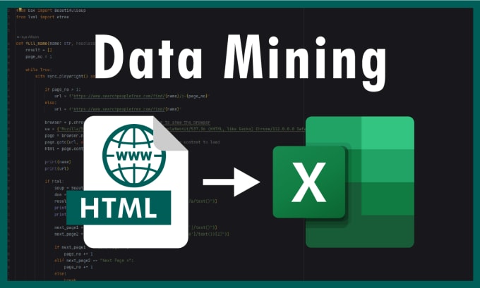 Gig Preview - Do data mining, web scraping for any website 50k in 24hrs