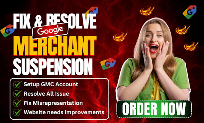 Bestseller - fix google merchant center suspended and fix misrepresentation