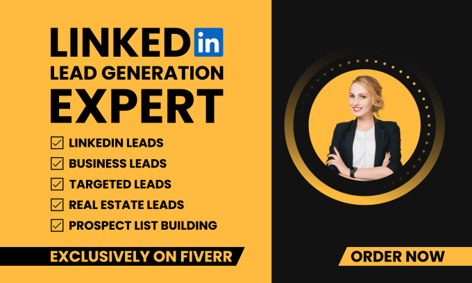 Gig Preview - Do linkedin lead generation, b2b lead generation, and targeted leads