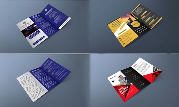 Gig Preview - Design a stunning trifold or bifold business brochure