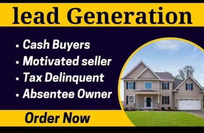 Gig Preview - Provide motivated sellers and cash buyer leads