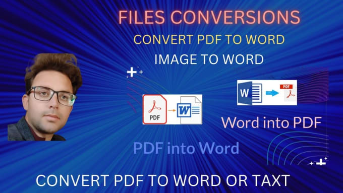 Gig Preview - Convert documents from pdf to word, word to pdf