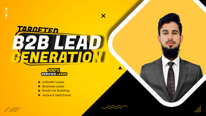 Gig Preview - B2b lead generation, owner, CEO, founder