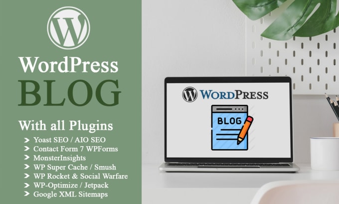 Gig Preview - Create a blog in wordpress