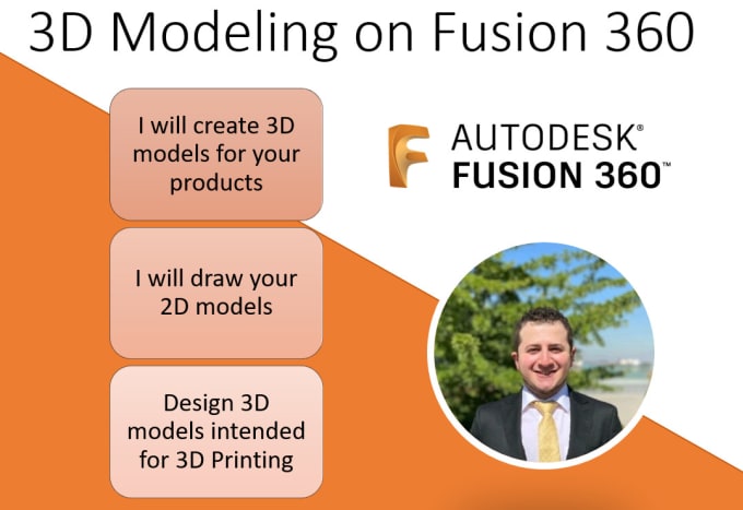 Gig Preview - Design 3d models for 3d printing using fusion360