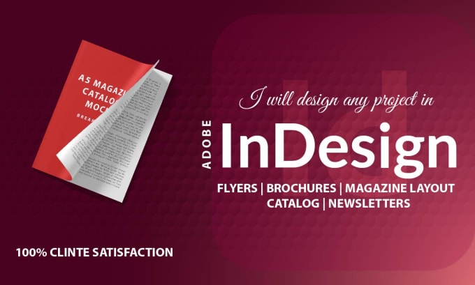 Gig Preview - Do any adobe indesign project within 24 hours