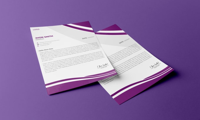 Gig Preview - Design letterhead, invoice and stationery design