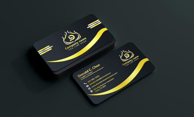 Gig Preview - Do luxury minimalist and eye catching business card design