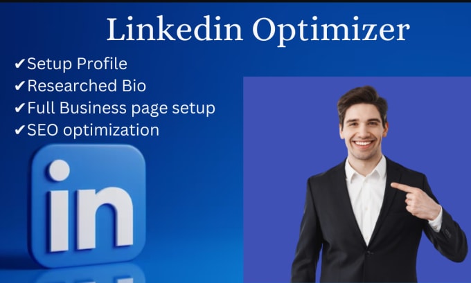 Gig Preview - Create and optimize your linkedin profile business page