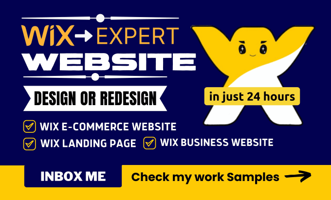 Gig Preview - Design, redesign wix website, landing page, wix ecommerce store business website