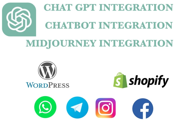 Gig Preview - Create a chatbot for your wordpress, shopify, facebook