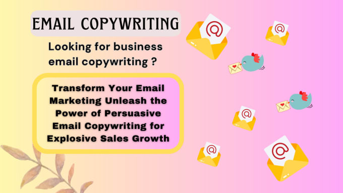 Gig Preview - Do email copywriting for sales email sequence and email marketing