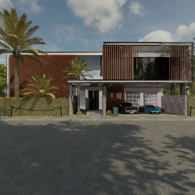 Gig Preview - Design and render 3d exterior for your house, building