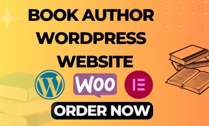 Gig Preview - Create a modern book author, ebook author or author website in wordpress