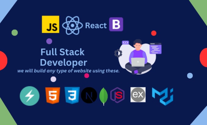 Gig Preview - Develop professional full stack web applications as your mern stack developer