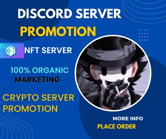 Gig Preview - Promote your nft, crypto, discord servers