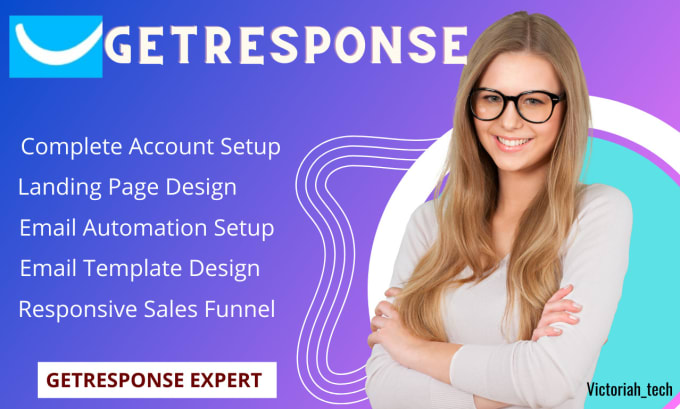 Gig Preview - Design  getresponse landing page, email automation on getresponse klaviyo expert