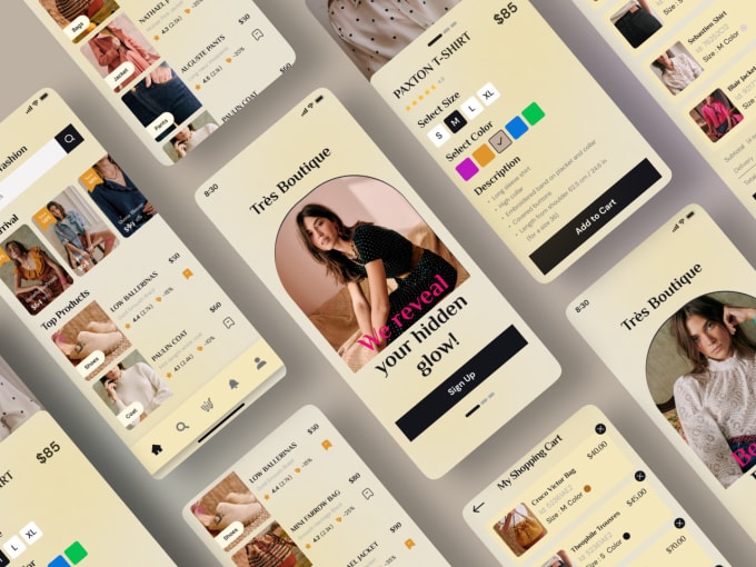 Bestseller - design a modern mobile app ui ux design in figma