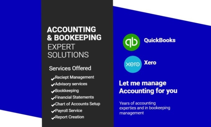 Gig Preview - Do bookkeeping and accounting in quickbooks, xero