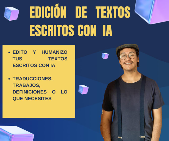 Gig Preview - Editaré tus textos escritos con ia