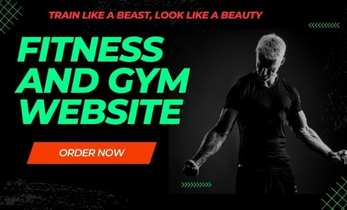 Gig Preview - Design gym, personal trainer, fitness and health wordpress website