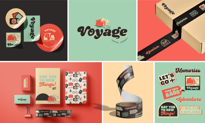 Gig Preview - Design colorful, retro logo with brand strategy and visual branding