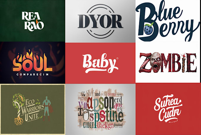 Bestseller - create font logo, typography, brand name