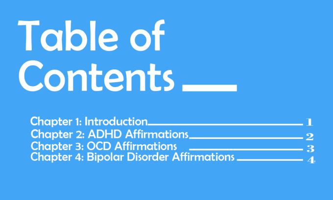 Gig Preview - Create clickable table of content for kindle ebook