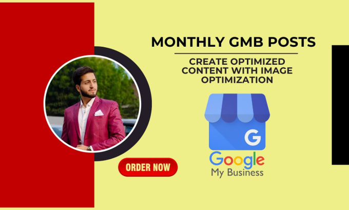 Gig Preview - Create monthly gmb posts with geotag images for local seo