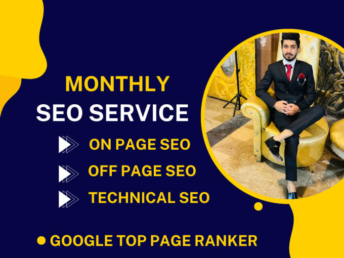 Gig Preview - Do monthly SEO service with keyword research onpage, offpage