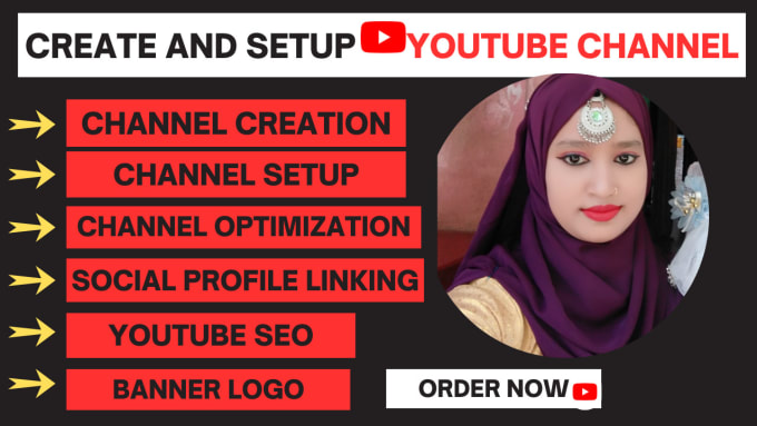 Bestseller - professionally create and setup youtube channel