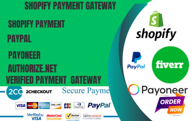 Gig Preview - Create verified shopify payment, paypal, stripe payment gateway