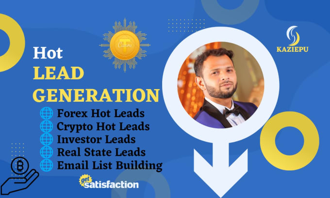 Gig Preview - Provide hot crypto lead forex lead investors lead generation