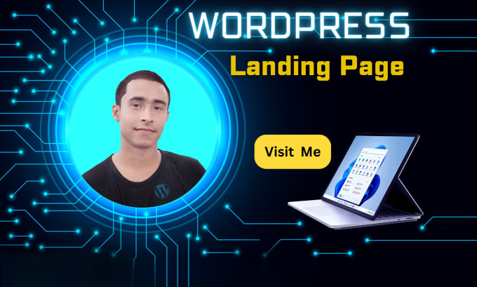 Gig Preview - Create responsive landing page for wordpress website