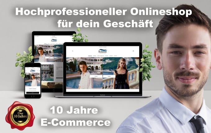 Gig Preview - Create a high professional e commerce store made in germany