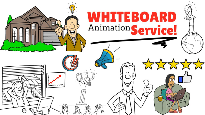 Gig Preview - Create a custom whiteboard animation explainer video