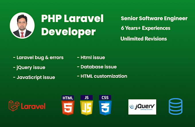 Gig Preview - Provide professional PHP, laravel and API integration services