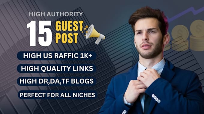 Gig Preview - Make manual high quality guest post seo backlinks