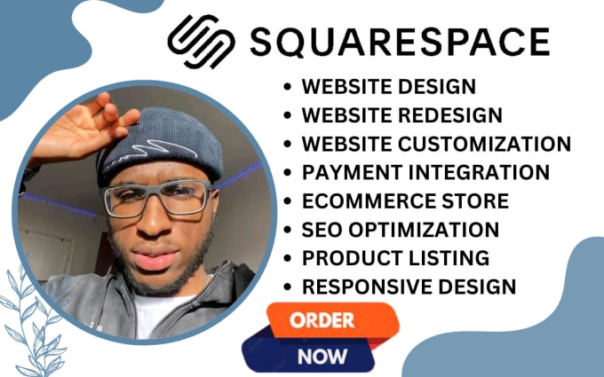 Gig Preview - Do squarespace website design, squarespace redesign, squarespace online store