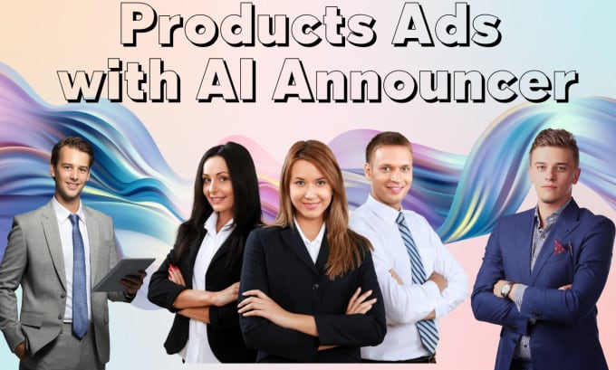 Gig Preview - Create products ads with ai spokesperson in any language