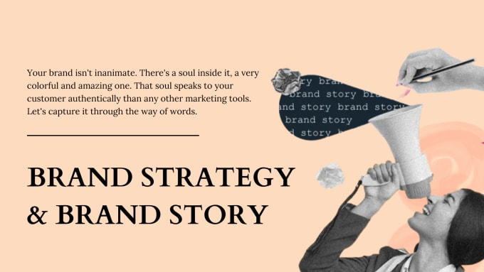 Gig Preview - Articulate your brand strategy and story