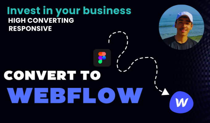 Bestseller - convert your design into a responsive webflow website