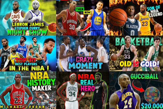 Gig Preview - Design basketball or nba youtube thumbnail